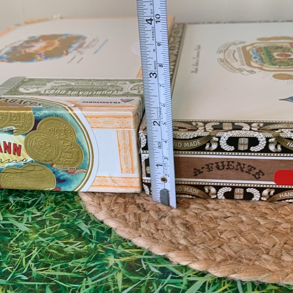 Cigar box set, 3 pieces excellent condition, awesome for storage or crafting - Picture 12 of 12
